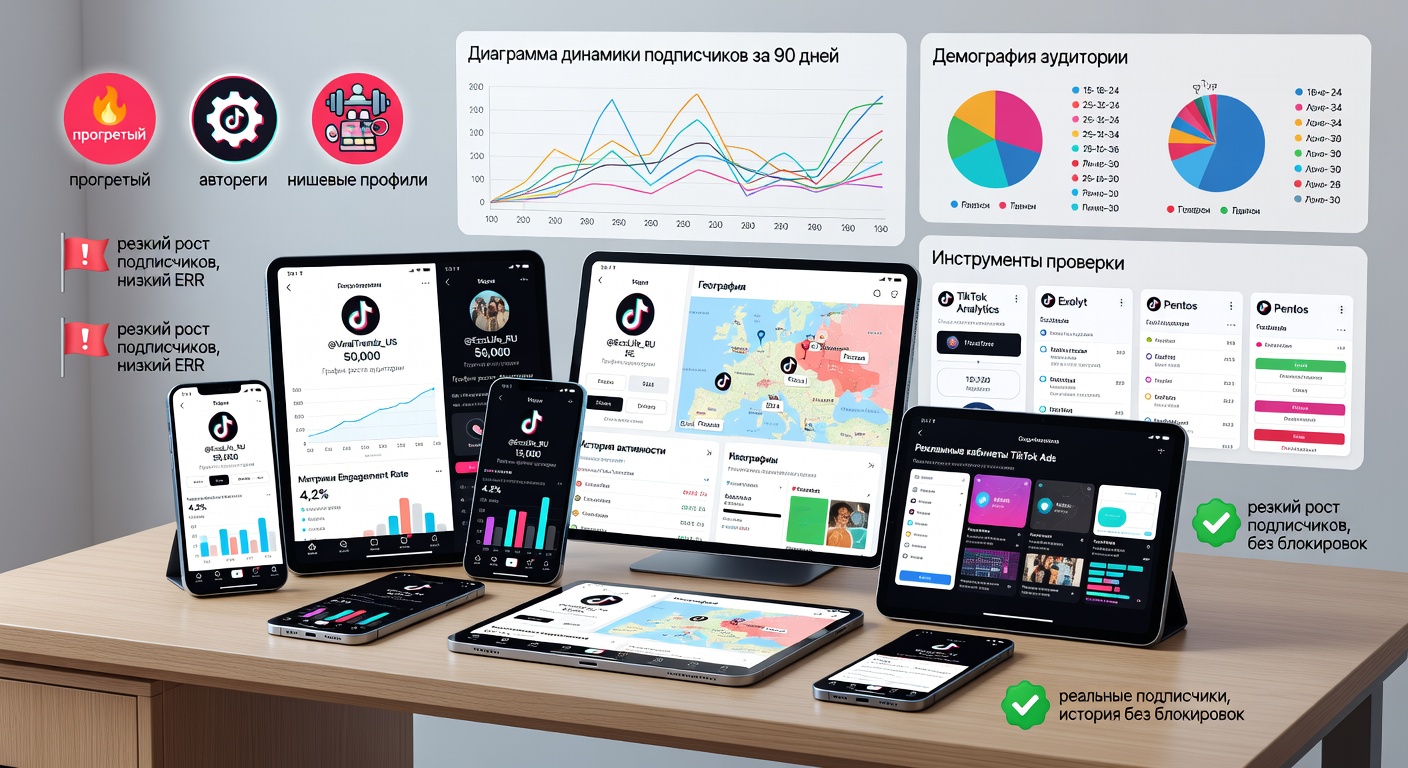 Купить проверенный аккаунт TikTok с подписчиками оптом
